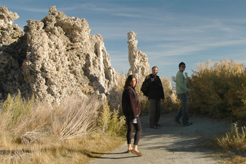Early morning Family hike - Mono Lake - Smile Kim!