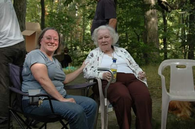 Ellen and her Mom Barbie