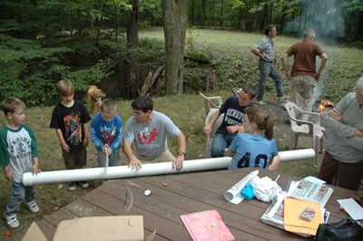 ...and lots of help.