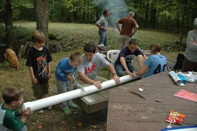 And lots of volunteers