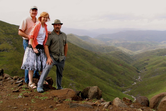 Along the mountain road to Thaba Tseka