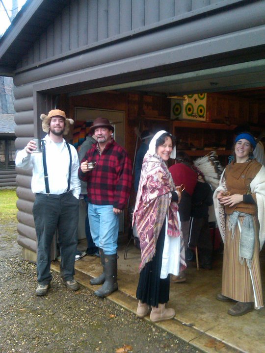 The cabin for the Fred Henry Pilgrim Thanksgiving.