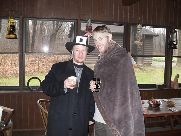 The cabin for the Fred Henry Pilgrim Thanksgiving.