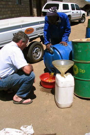 BP gas station in Katse, Lesotho