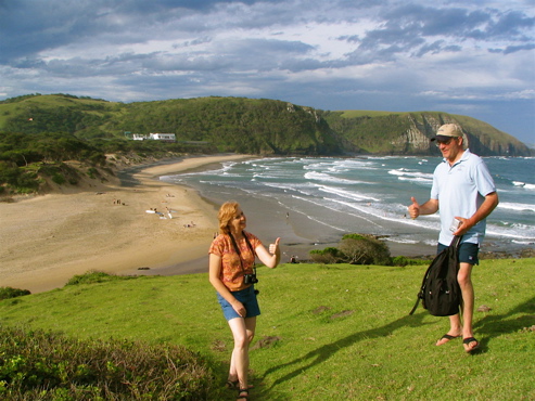 Beautiful and serene Coffee Bay on the Wild Coast of S. Africa