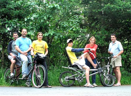 Biking the costal bikeway in ANC