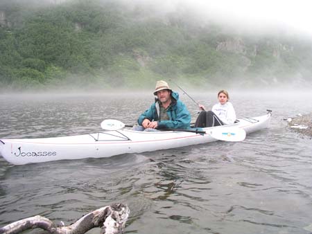 Chip and Kim fishing