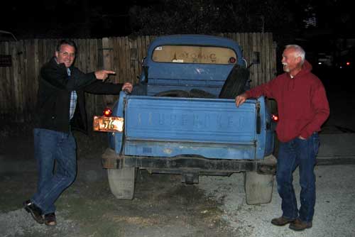 Helping a friend work on his truck