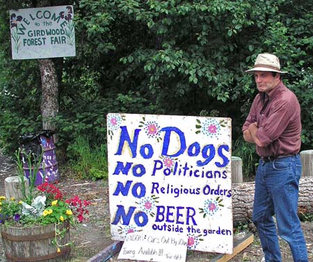 Girdwood Forest Fair Sign