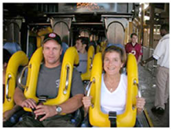 Gordon & Poly riding Nontu