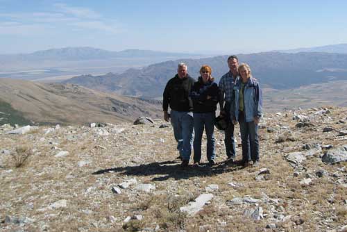 Hiking up to Mt. Harrison