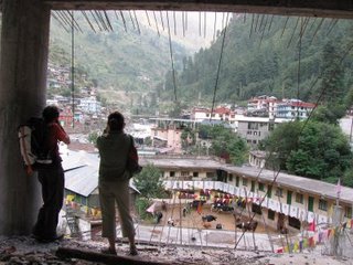 Ben and Janet overlooking the village of Manikaran.
