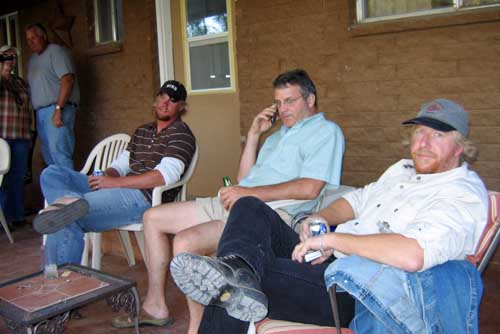 Hanging out at the Randell's