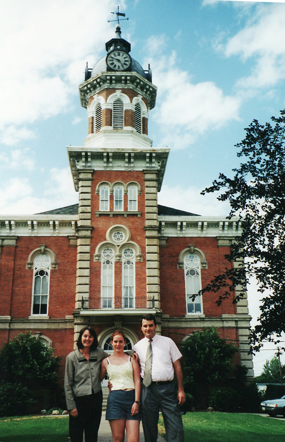 With Dodie and Anne Sophie, our exchange student from France
