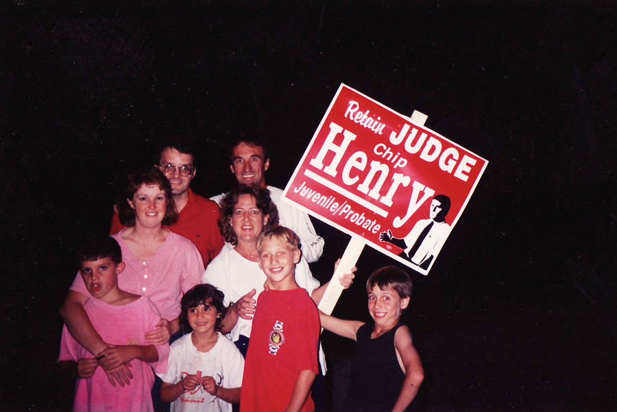 Probably around 1995 with our friends the Hinnen's