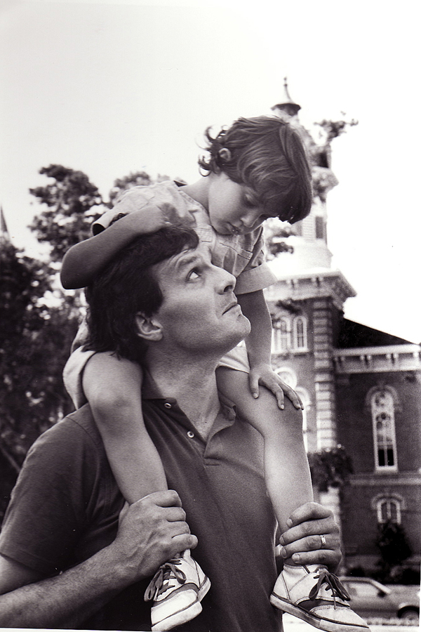 With Kim in front of the Geauga Co courthouse.
