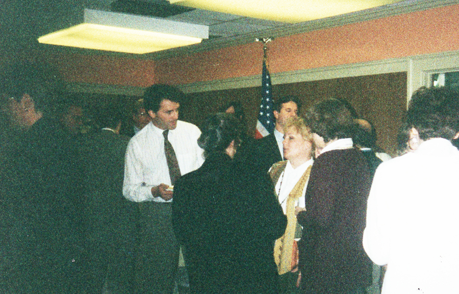Swearing in party at the courthouse - April 1993