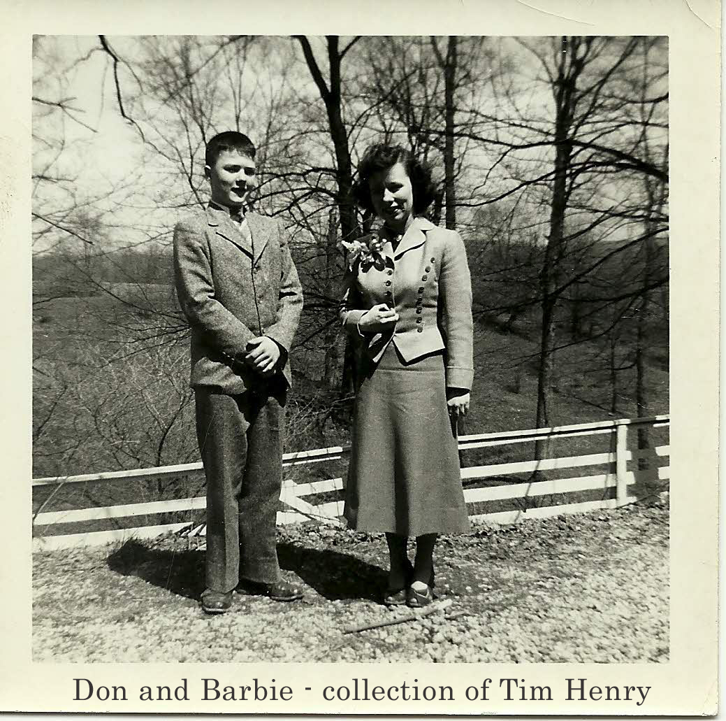 With sister-in-law Barbie