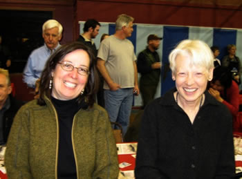 Lori with Tolef Monson's Mom, Joanne , who was visiting from Minnesota