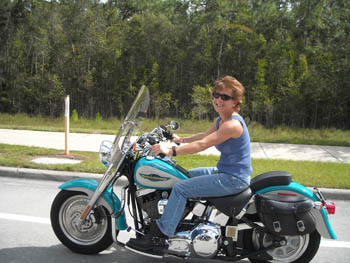 Polly Henry Whiting -Harley-Davidson Soft-tail