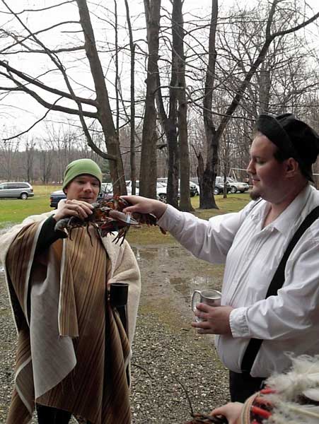 The cabin for the Fred Henry Pilgrim Thanksgiving.