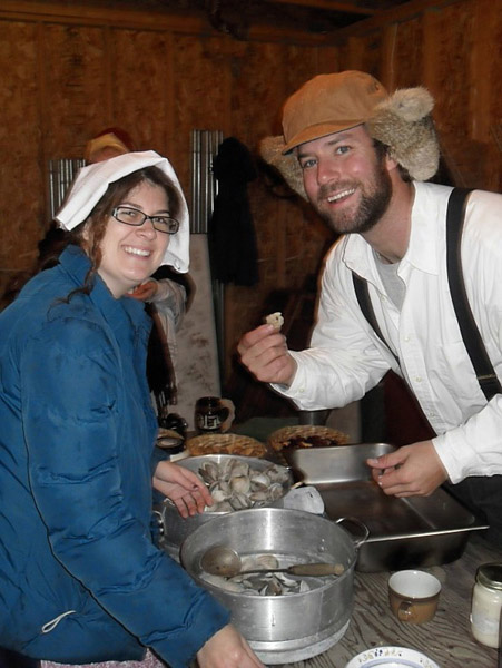 The cabin for the Fred Henry Pilgrim Thanksgiving.