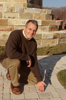 Engraved pavers can still be purchased. Mom bought this one with Dads name and service on it. It reads 