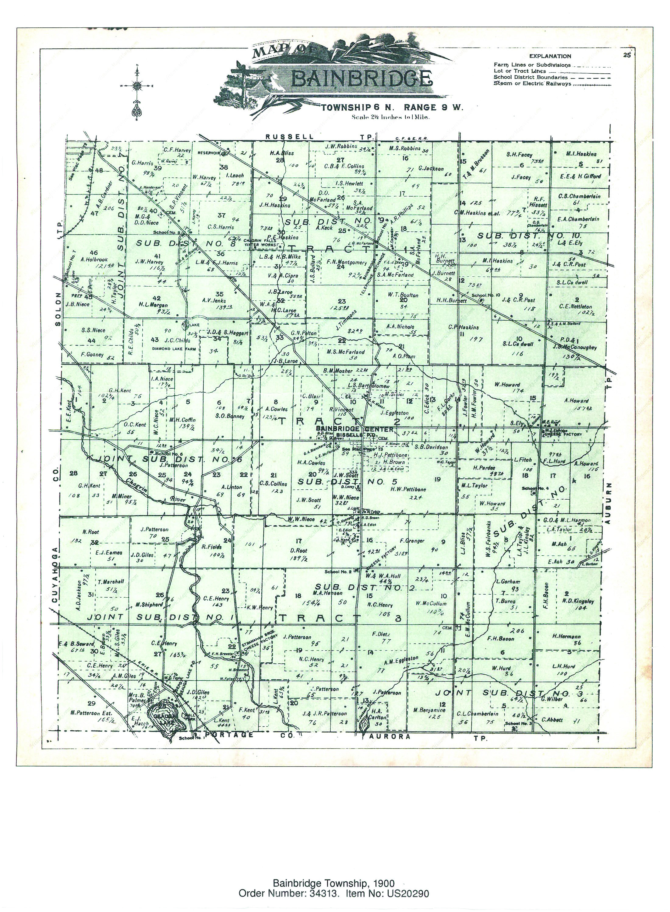 1900 Bainbridge map