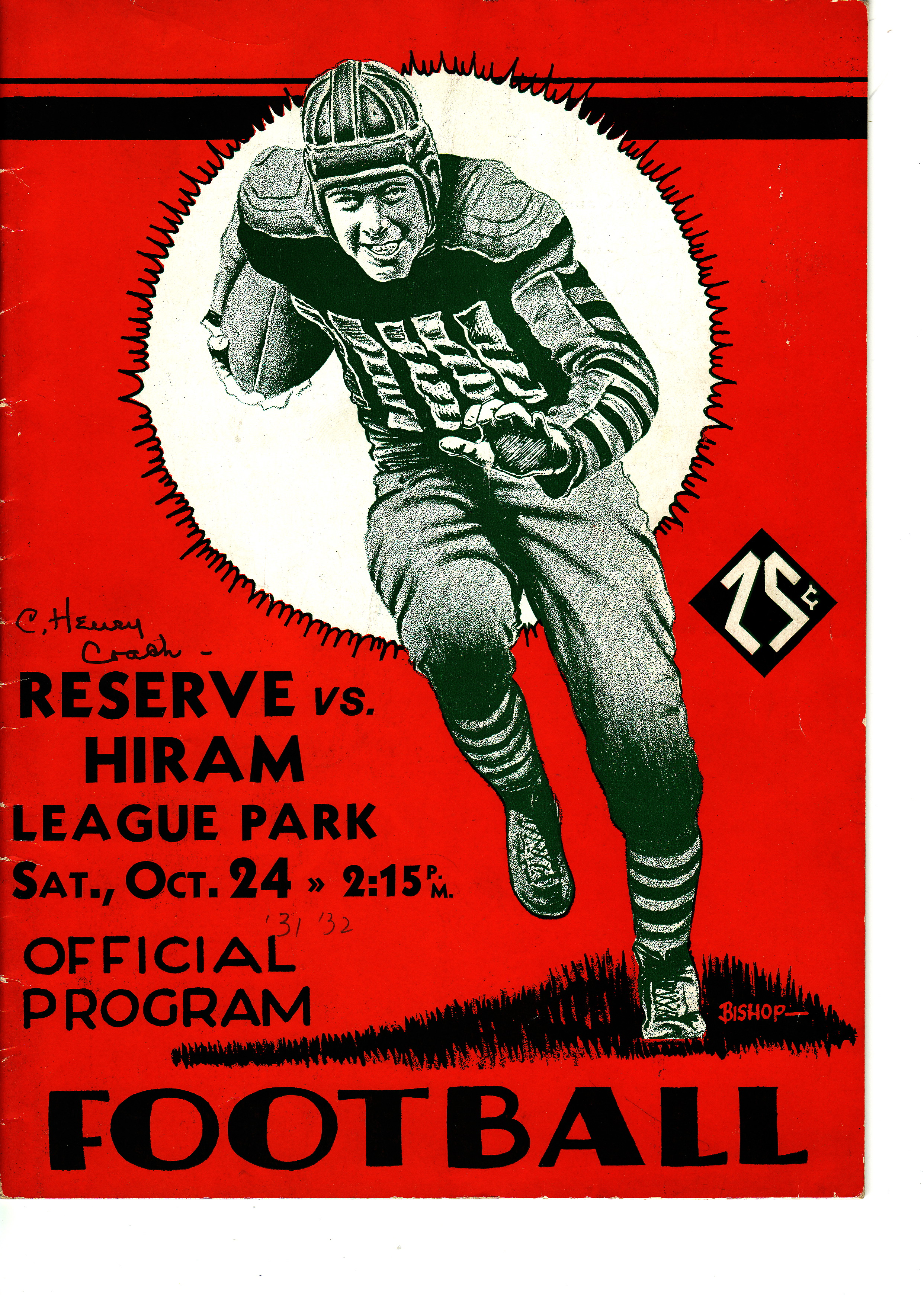 1Hiram vs Reserve 1931