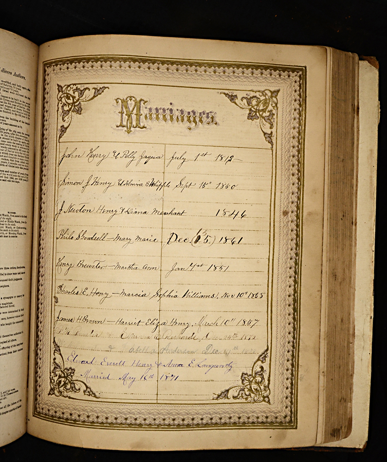 3Marriages-HenryBible