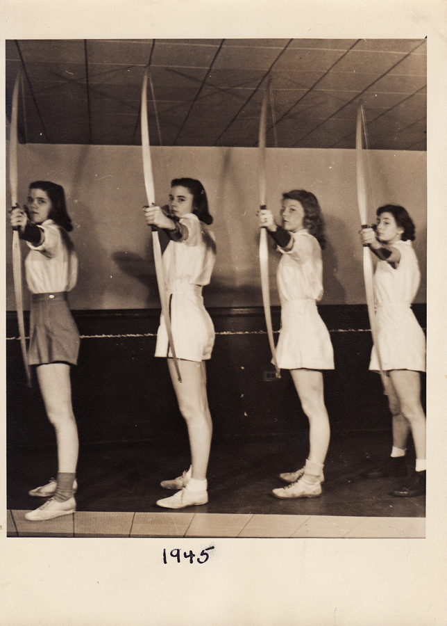 High School Archery Club 1947 or 1948, Hastings High School