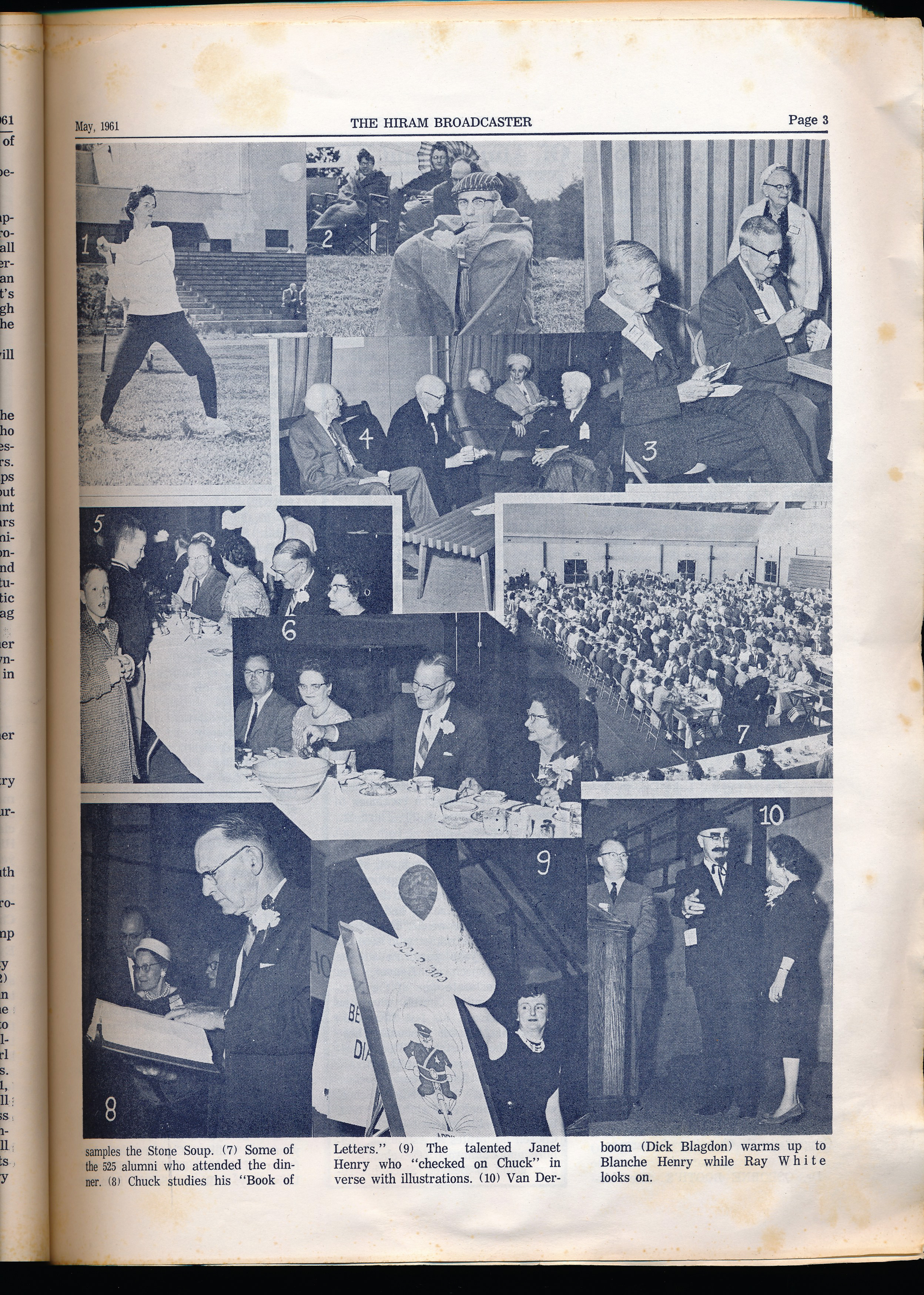 This page has photos and captions.