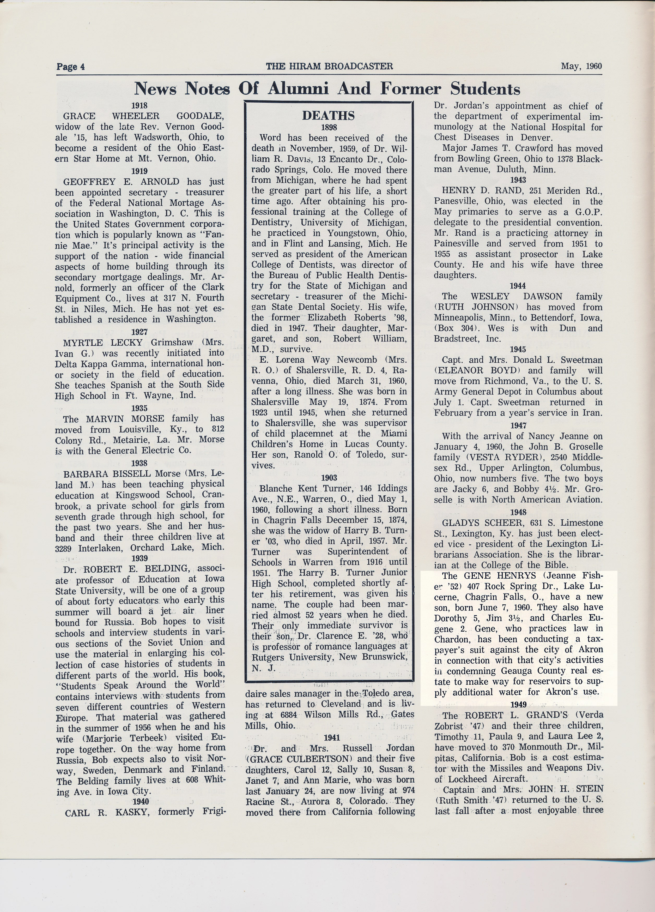 Check out the Gene Henry 