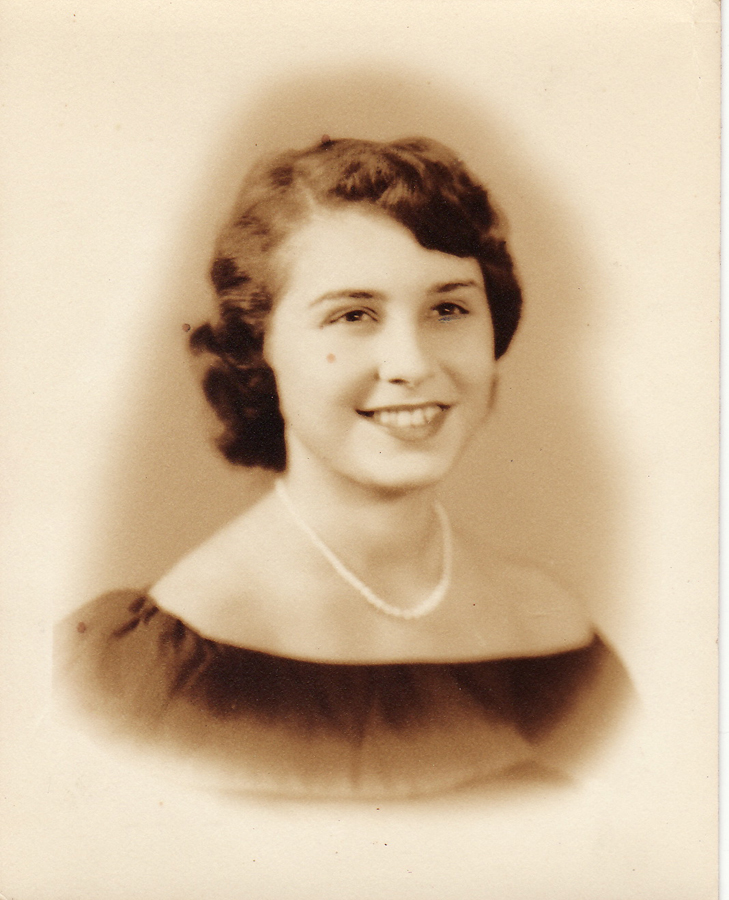 Aprox 1948, probably HS Senior photo
