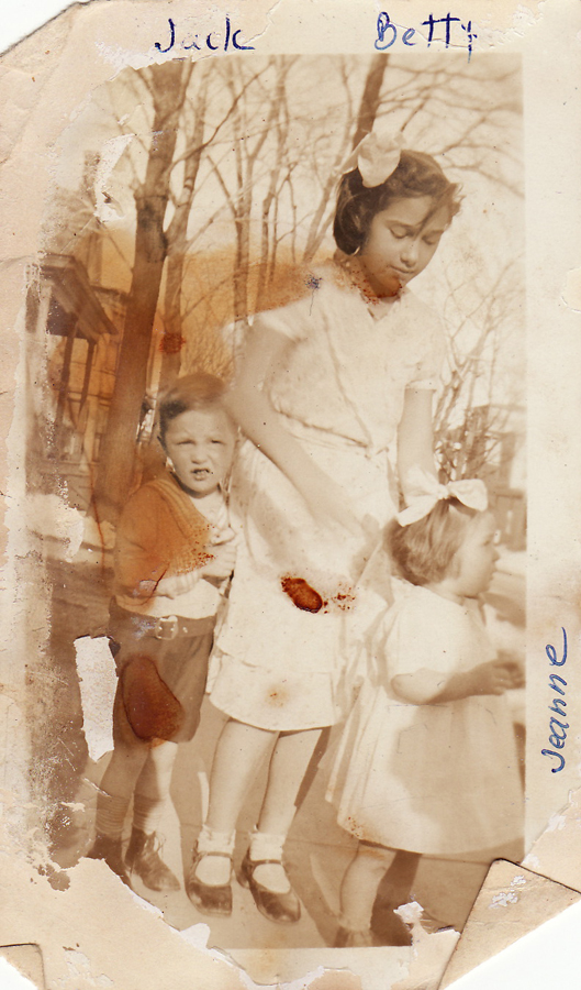 Brother Jack, Aunt Betty, Jeanne. 1932