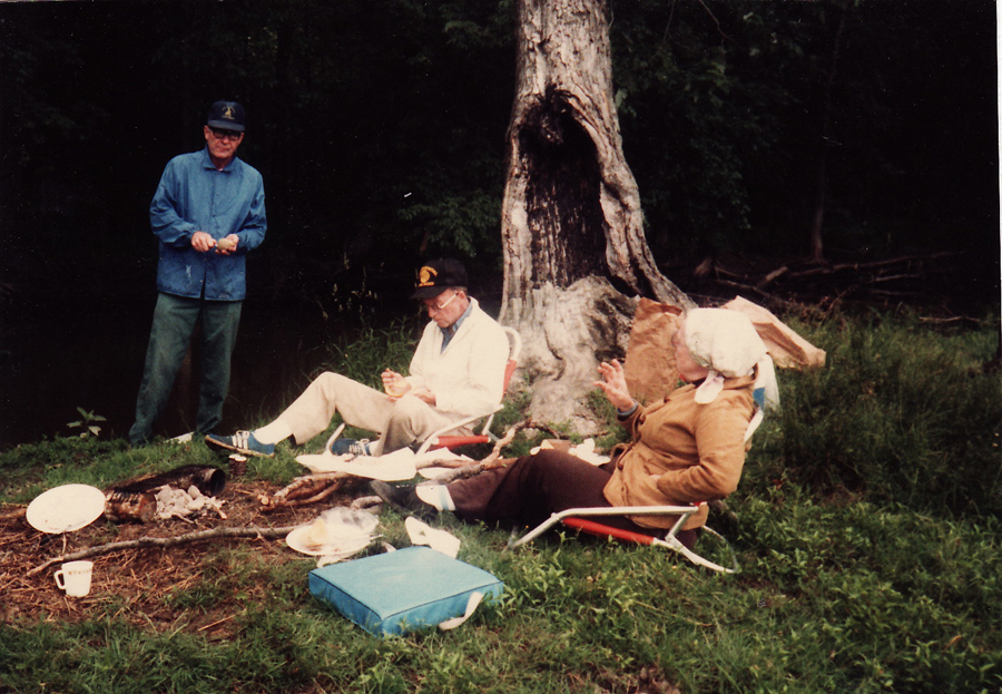 With John and Barb on a canoe trip