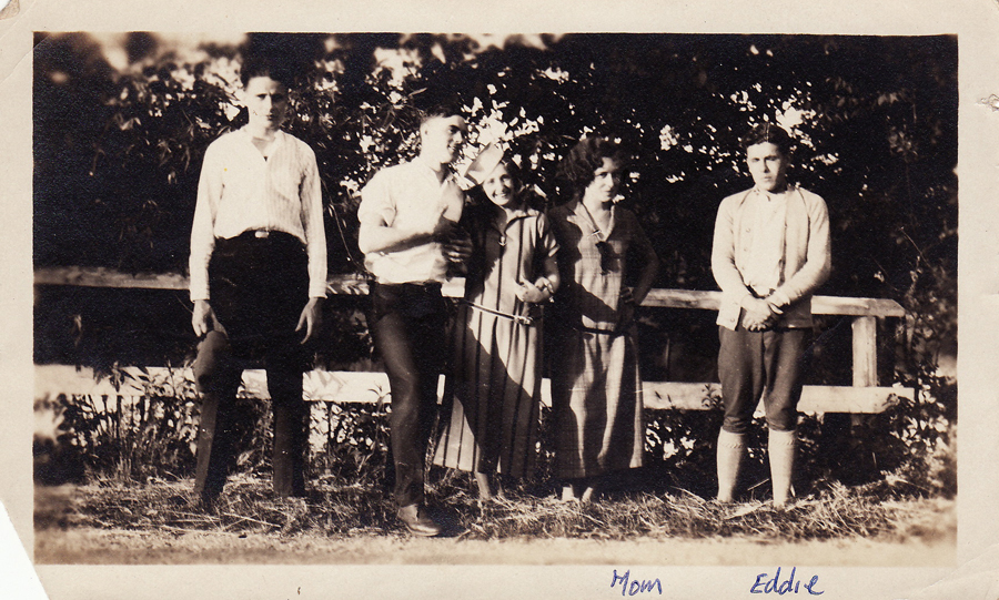 Far right is Dorothy and her brother Eddie