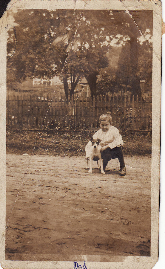 Harold Fisher as a young boy. He was born 1902.