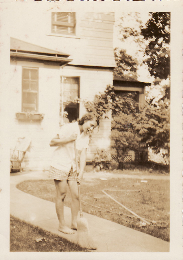 Backyard of 125 Overlook house.