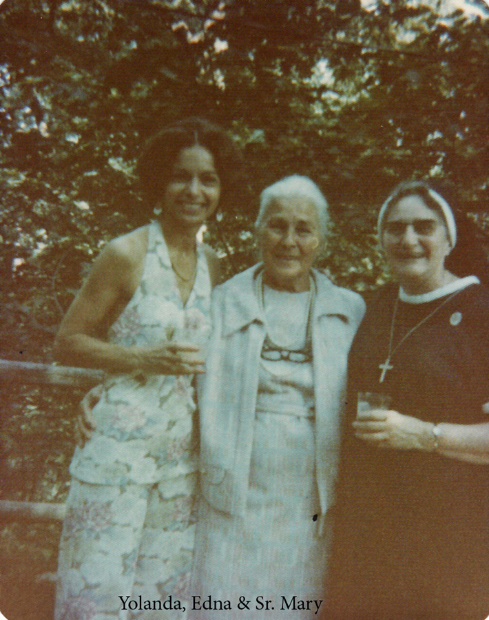 Yolanda Fisher (Jack's wife), Aunt Edna and Sister Mary.