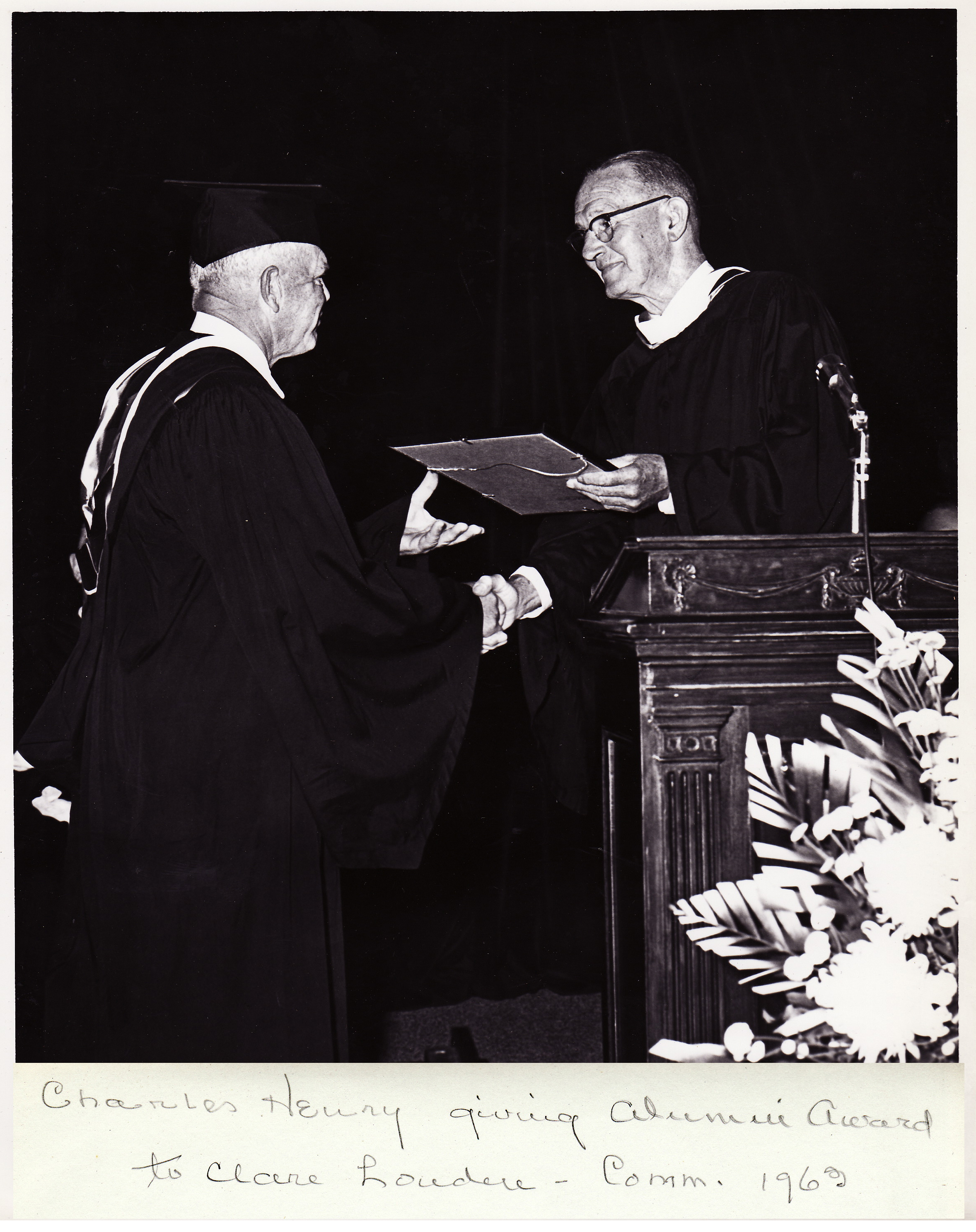 Hiram Commencement 1961