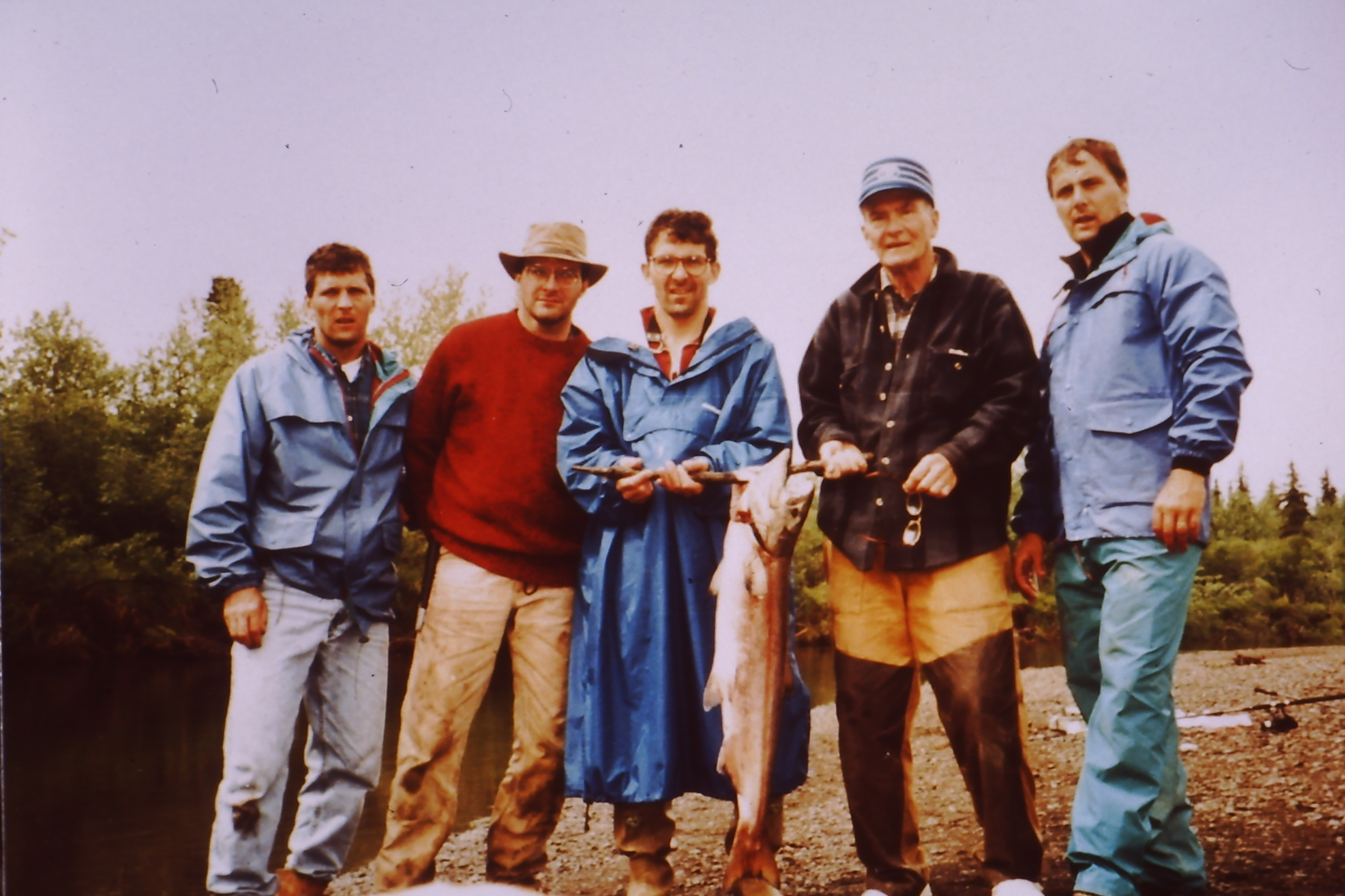 Alaska fishing trip with his 4 boys. About 1996.