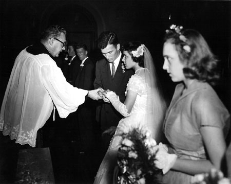 Wedding 13 Bride & Groom Exchange Rings