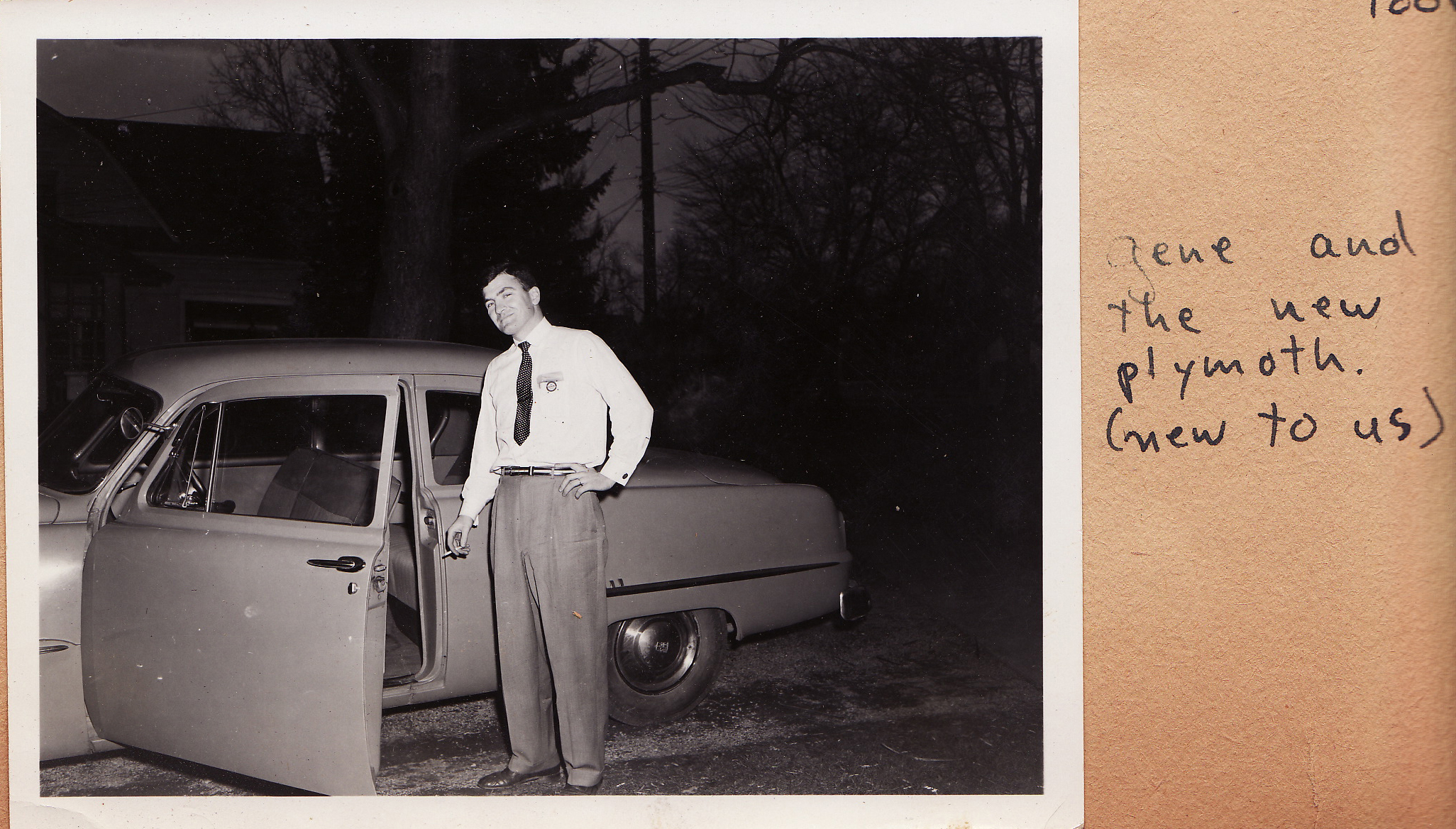 Dad and his Plymouth