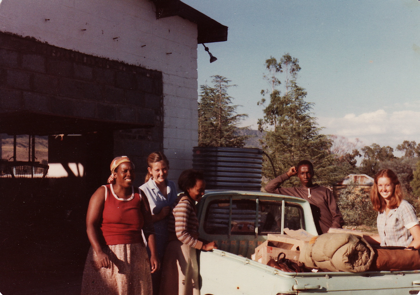 At my project site 1980