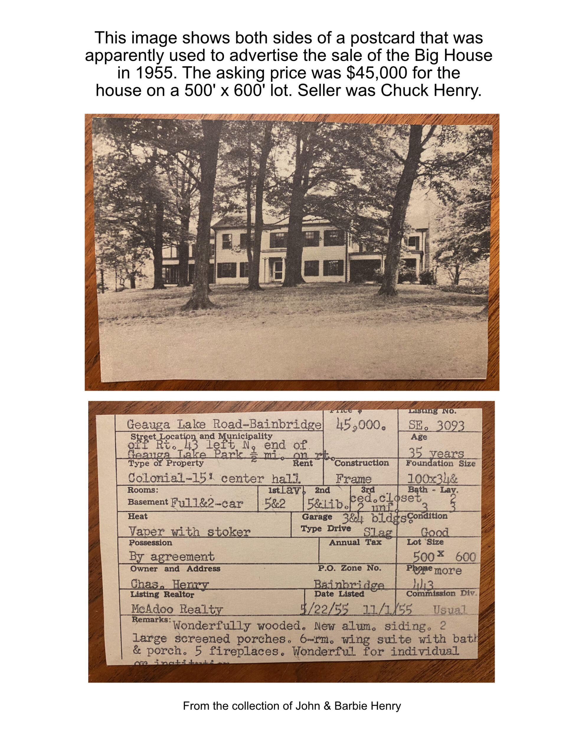 1955 big house card_front and back